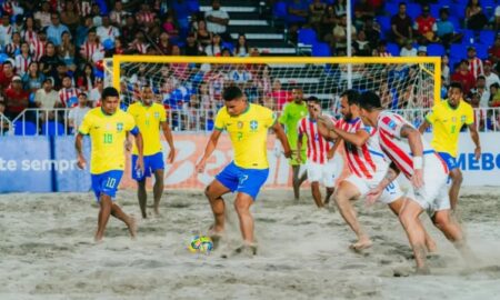 Brasil vence o Paraguai e se torna campeão da Copa América de Futebol de Areia