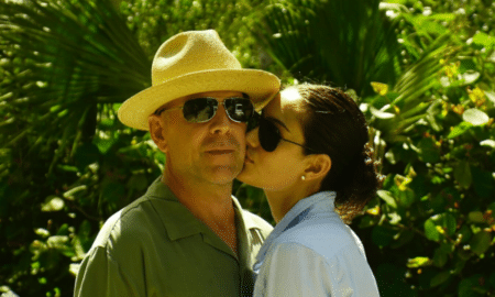 Bruce Willis e esposa