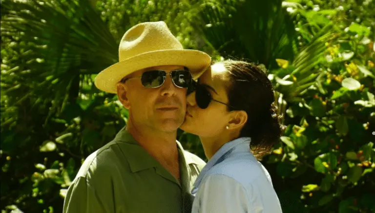 Bruce Willis e esposa