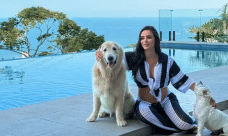 Bruna Biancardi exibe gravidez em mansão de R$ 50 milhões de Neymar em Santos