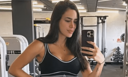 Bruna Biancardi na academia