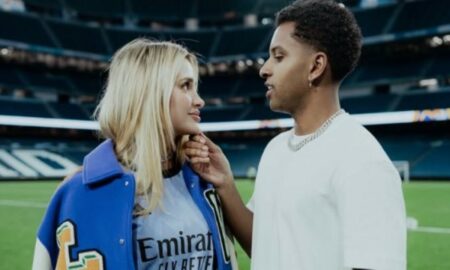 Bruna Rotta e Rodrygo Goes