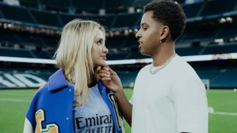 Bruna Rotta e Rodrygo Goes