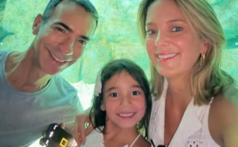 Cesar Tralli, Ticiane e Manuella
