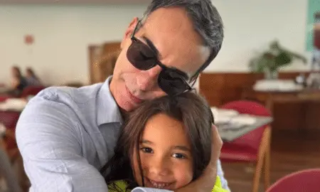 Cesar Tralli e filha