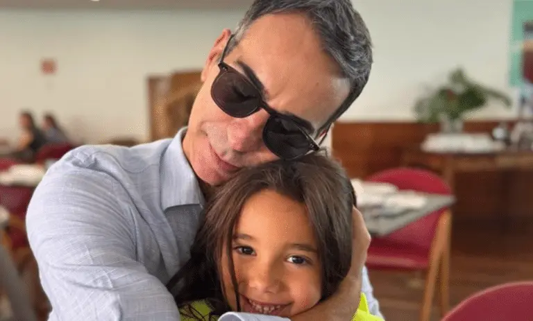 Cesar Tralli e filha