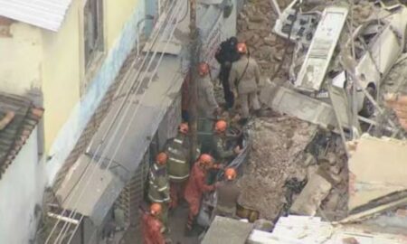 Desabamento no centro do RJ