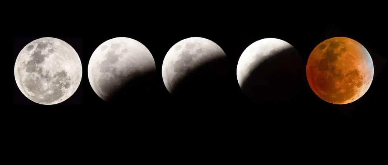 Eclipse lunar lua de sangue