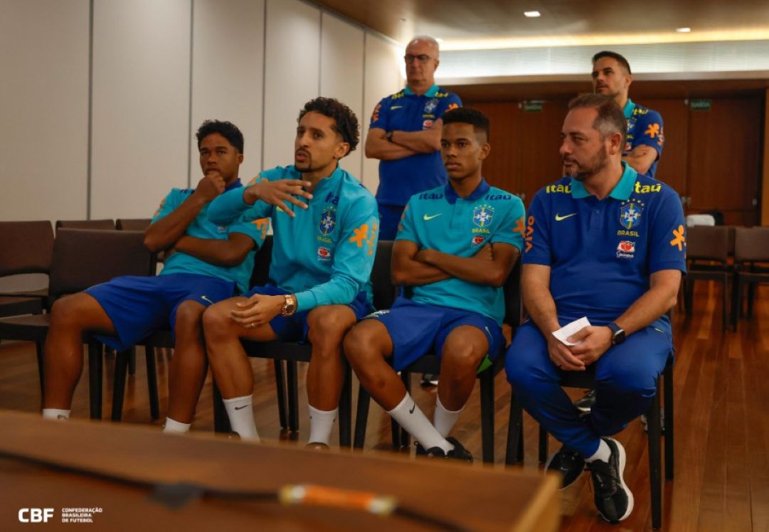 Endrick, Marquinhos, Dorival, Estêvão, Cícero Souza e Rodrigo Caetano