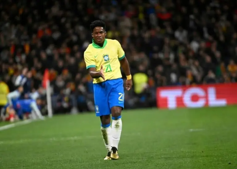 Endrick com a Seleção Brasileira