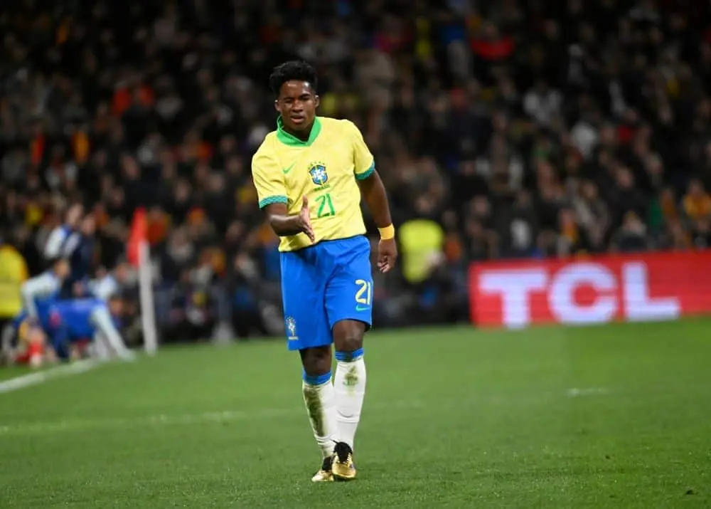 Endrick com a Seleção Brasileira