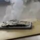Explosão de carregador portátil