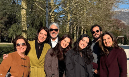Fatima Bernardes e William Bonner e família