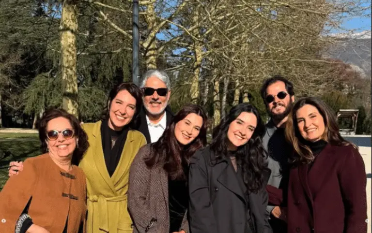 Fatima Bernardes e William Bonner e família