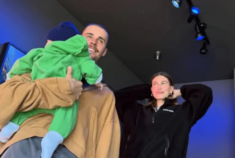Justin Bieber com filho