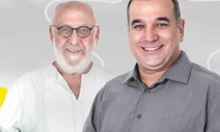 Léo Medeiros e o vice Dr. Fernando