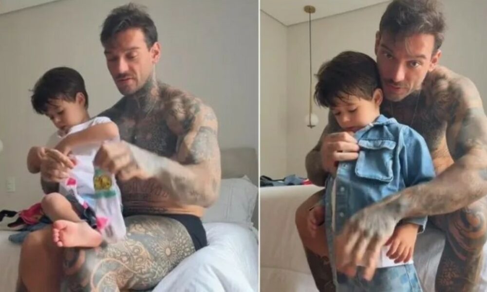 Luca, filho de Lucas Lucco, encanta em viagem com chapéu de cowboy e nova dinâmica familiar
