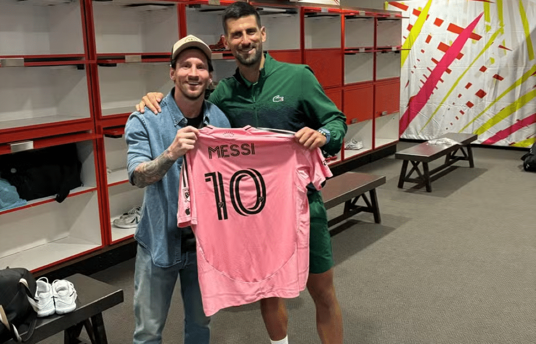 Messi e Djokovic Miami Open