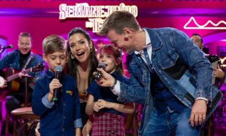 Michel Teló, Thais Fersoza e os filhos