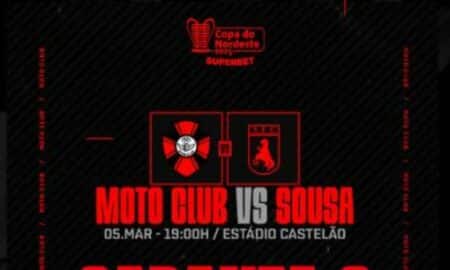 Onde assistir ao vivo Moto Club x Sousa pela Copa do Nordeste 2025