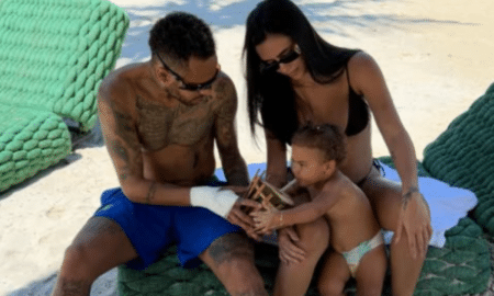 Neymar com família