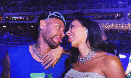 Bruna Biancardi revela barriga de grávida em dia de praia com Neymar e Mavie