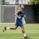 Neymar no treino do Santos FC