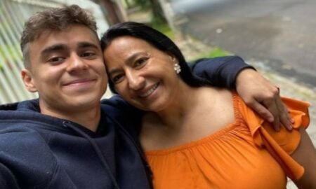 Nikolas Ferreira e sua mãe