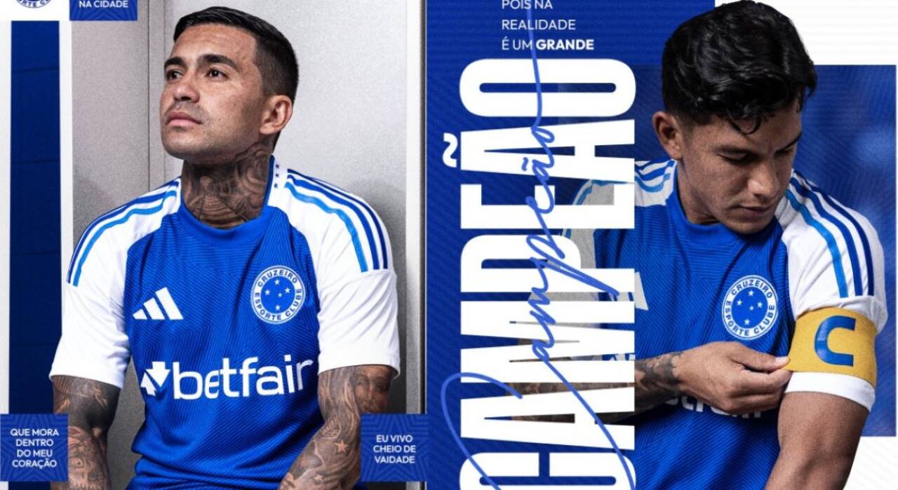Nova imagem de camisa do Cruzeiro vaza e gera 5 mil interações nas redes sociais antes da estreia