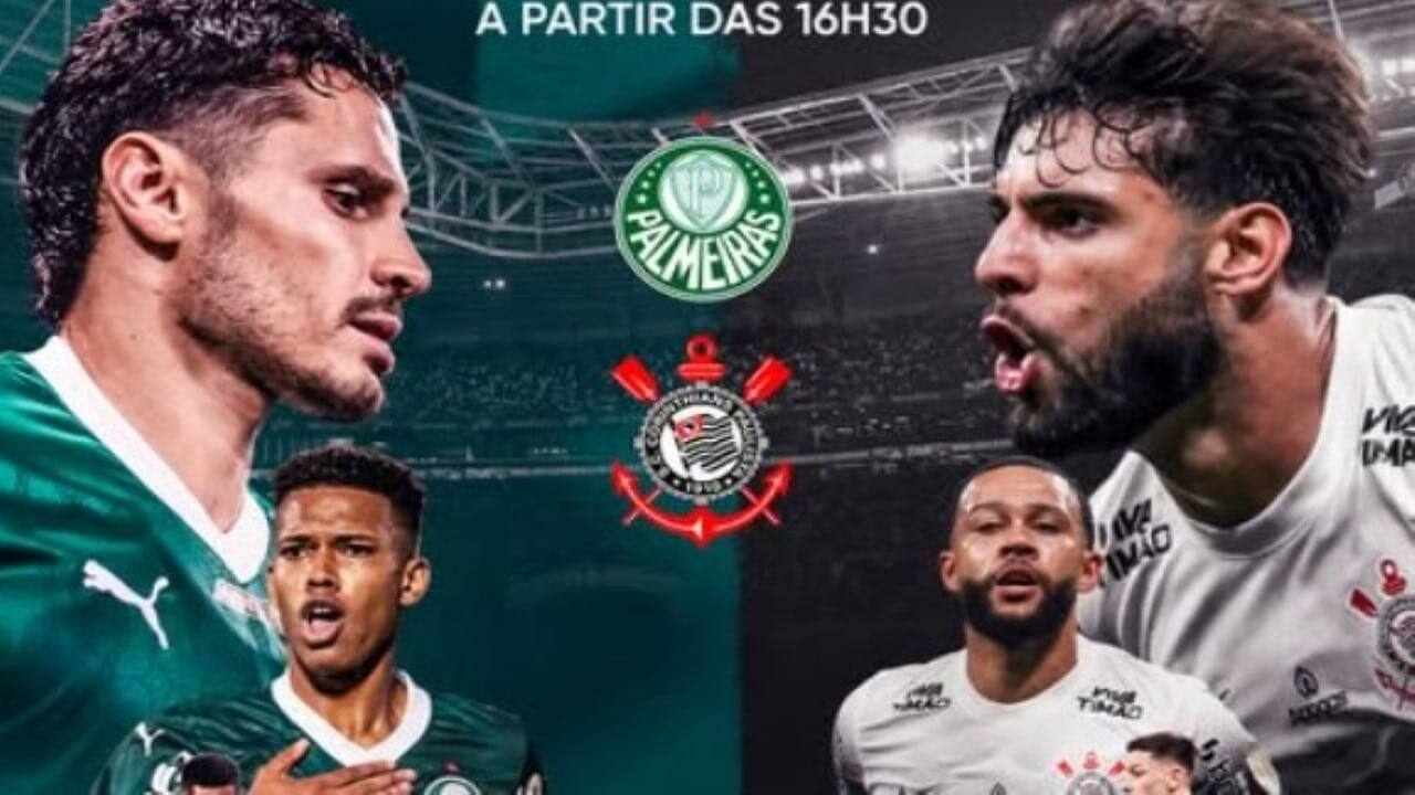 Onde assistir ao vivo Palmeiras x Corinthians na grande final do Campeonato Paulista