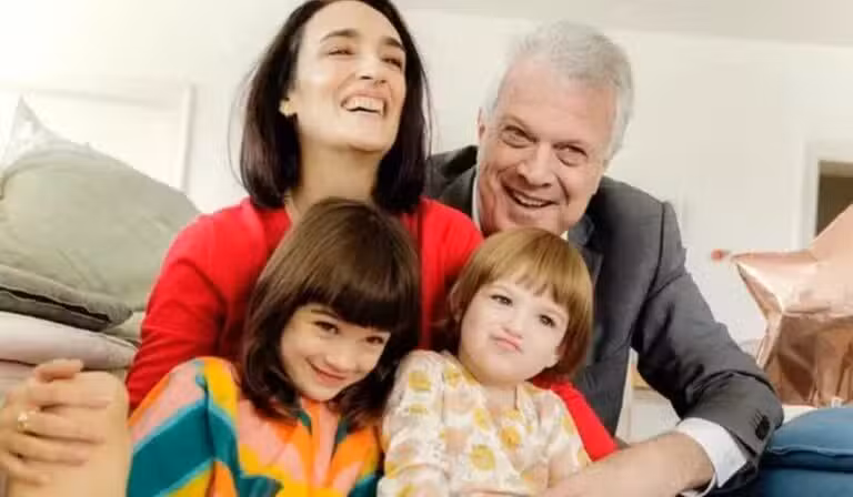 Pedro Bial, Maria Prata, Laura e Dora