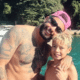 Pedro Scooby com filho