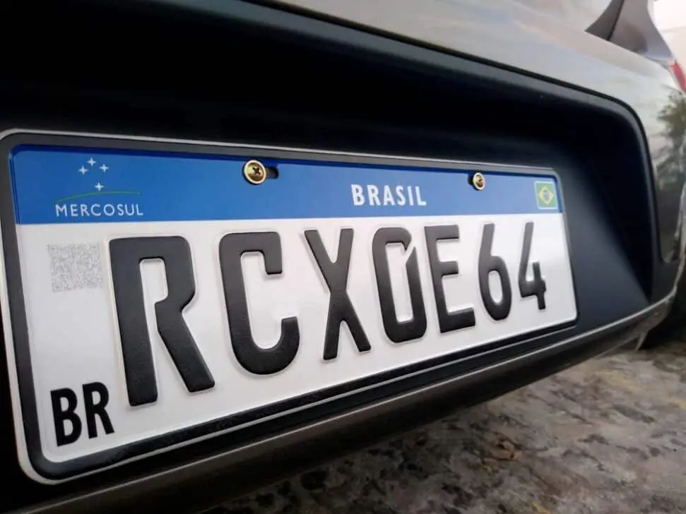 Placa Mercosul
