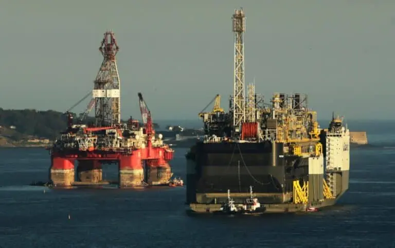 Plataforma de petróleo da Petrobras