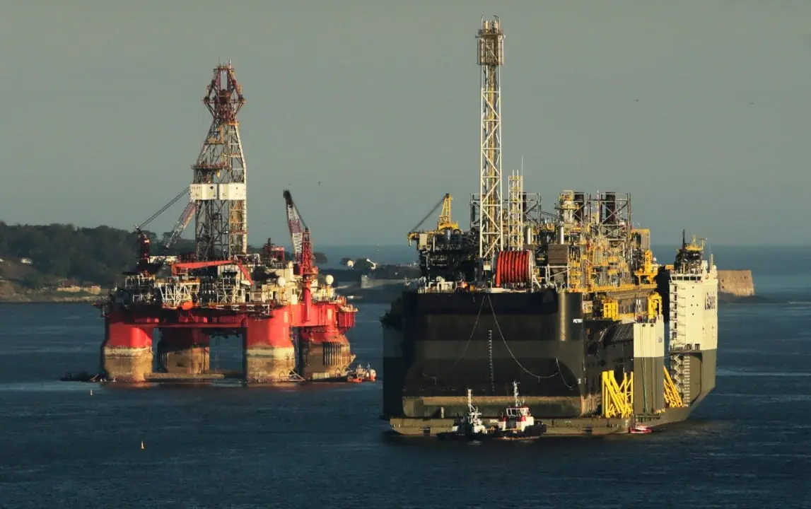 Plataforma de petróleo da Petrobras