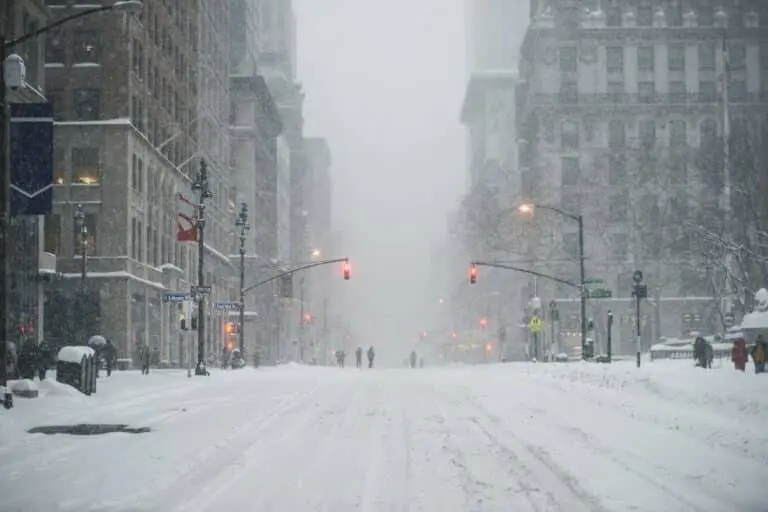 Neve, New york, Nevasca, Clima, tempo Polar