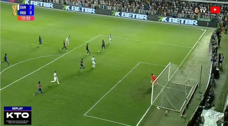 Quase gol de neymar