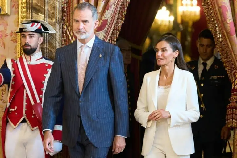 Rainha Letícia e Rei Felipe