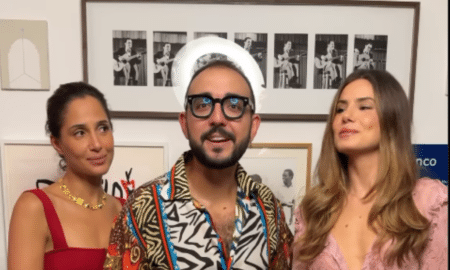 Raphael Montes, Camila Pitanga e Camila Queiroz