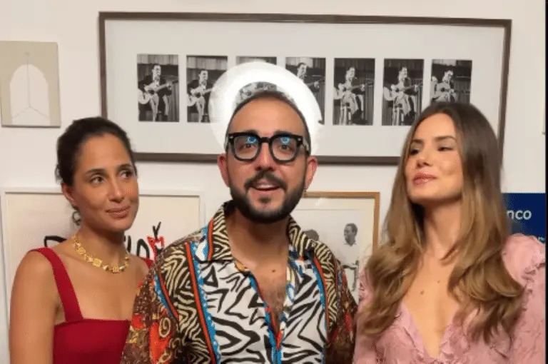 Raphael Montes, Camila Pitanga e Camila Queiroz