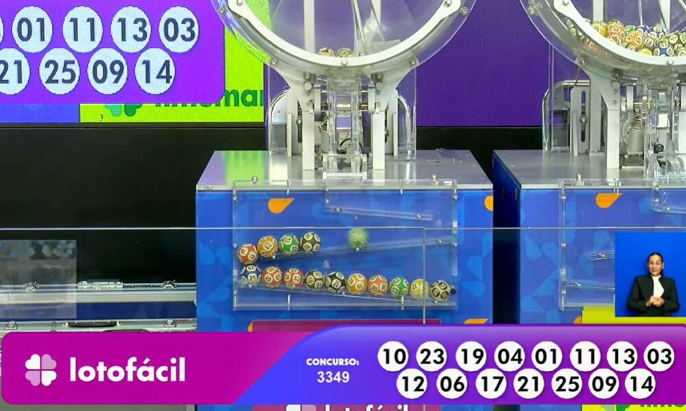 Lotofácil 3349 distribui R$ 1,7 milhão com números sorteados neste sábado