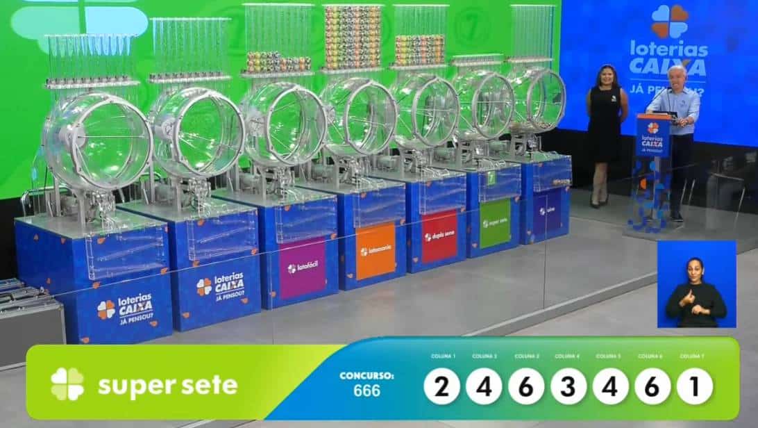 Resultado Super Sete 666
