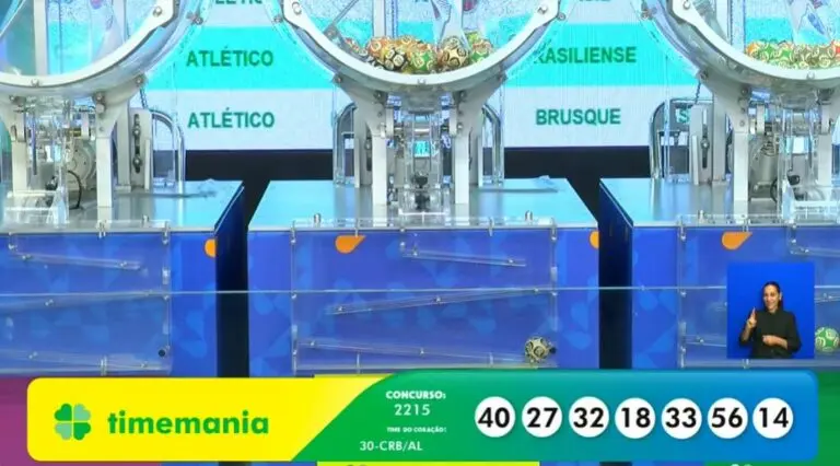 Resultado Timemania 2215