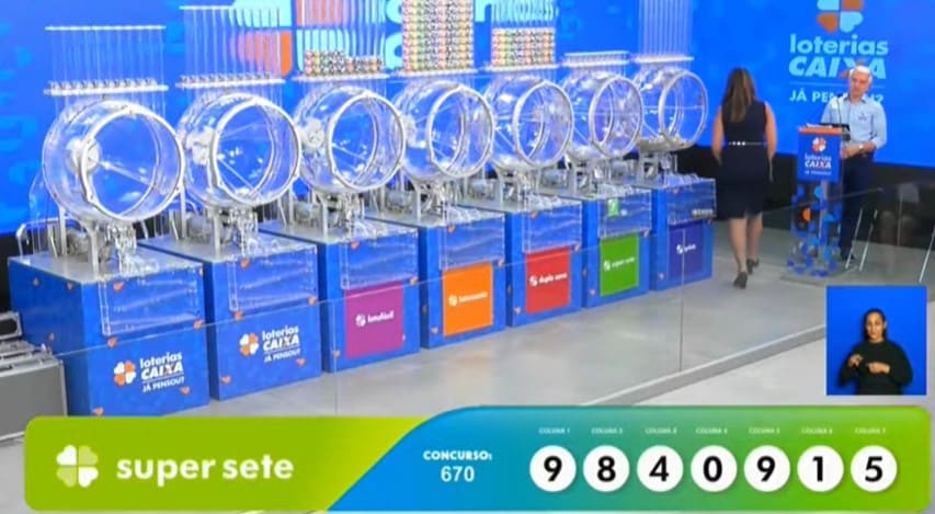 Resultado super sete 670 Caixa