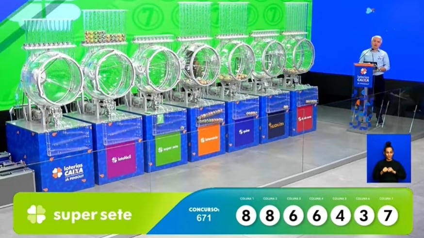 Resultado super sete 671 Caixa