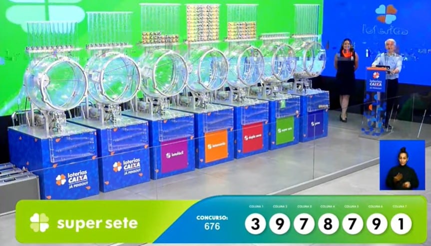Resultado super sete 696 Caixa