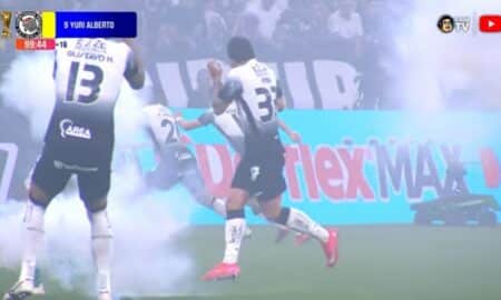 Rojão laçado no campo