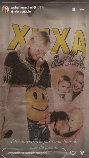 Sasha homenagea a Xuxa