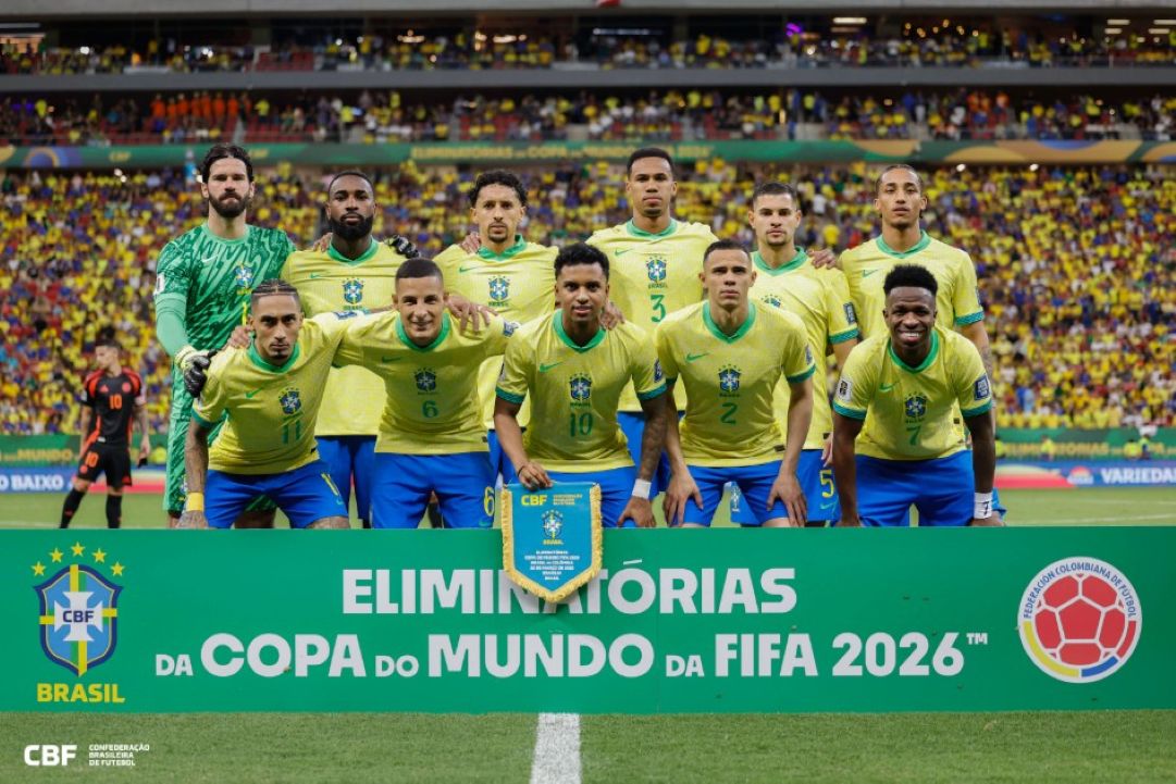 Seleção Brasileira derrotou a Colômbia por 2 a 1