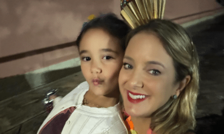 Ticiane Pinheiro com filha